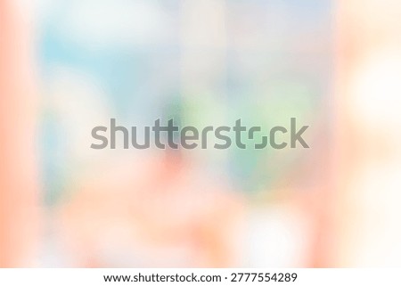 BLURRY CLASSROOM BACKGROUND FOR BACK TO SCHOOL CONCEPT, MODERN SCHOOL INTERIOR BACKDROP, LIGHT INTERIOR DESIGN