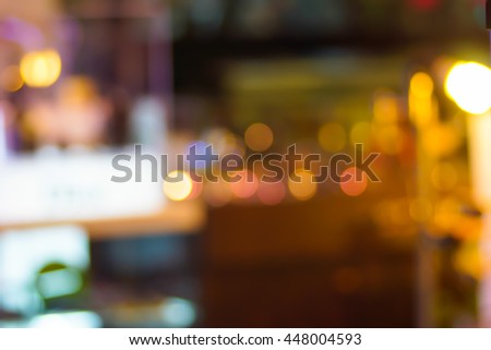 Blurry of Colorful lights and real bokeh as abstract background
