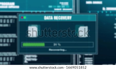 Blurry colors. Admin access to data source. Software development.