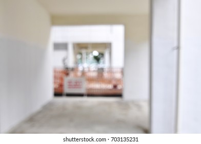 Blurry Construction Site