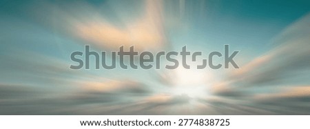 Blurry Effect Abstract Magic blur bokeh light nature morning gradient summer sky background concept - peaceful event christian religion, holy spirit faith hope easter, scenery of ramadan peace sunset