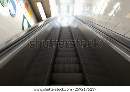 Blurry electronic stair or elevator background 