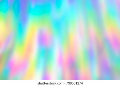 Blurry holographic disco streaks texture background - Shutterstock ID 738531274
