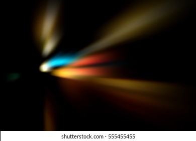 Blurry Illumination and night lights, car traffic motion blur the speed and dynamics - Shutterstock ID 555455455