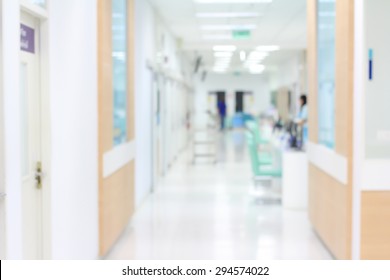 Blurry Image Of Hospital