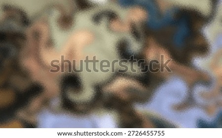 Blurry image of unidentifiable objects