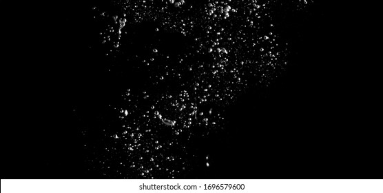 Blurry images of real soda bubbles floating and splashing up in black background which represent freshness of carbornate drink or sparkling water and shoot from realistic water moving not 3D making - Shutterstock ID 1696579600