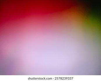 Una Imagen borrosa y fuera de foco con un degradado prominente y un efecto de sangrado de color.