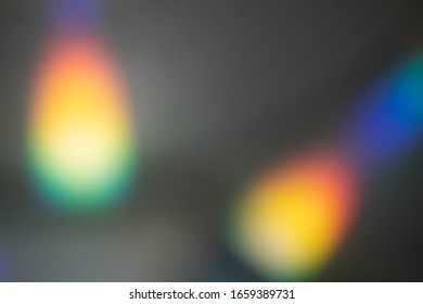 Blurry Rainbow Lights Flare Background