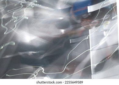 Blurry slowshutter light effects concept.