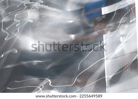 Blurry slowshutter light effects concept.