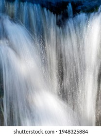 Blurry Waterfalls In A Vancouver Island Beach