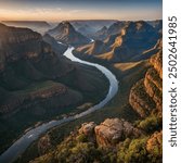 Blyde River Canyon, located in South Africa’s Mpumalanga province, is one of the largest canyons in the world and a stunning natural landmark. Renowned for its dramatic scenery, the canyon features 