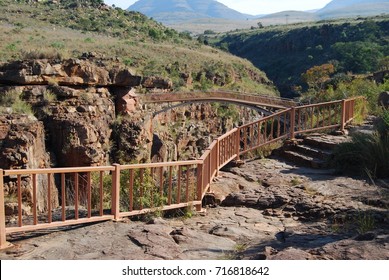 Blyde River Canyon, South Africa. Walkway