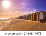 Blyth Beach Huts, Northumberland Coast