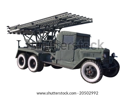 BM-13 MLRS isolated