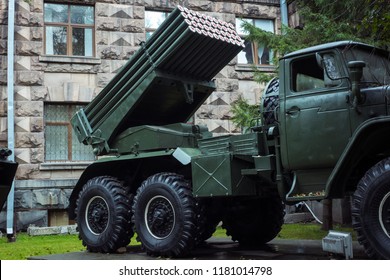 Bm21 Grad 122mm Multiple Rocket Launcher Stock Photo 1181014798 ...