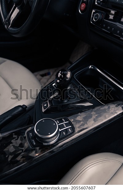 BMW M4\
F82 gear box. Kyiv, Ukraine - September\
2021.