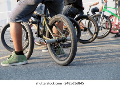 Bmx bicycles on the city street - Powered by Shutterstock