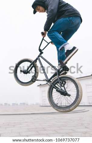 Similar – Image, Stock Photo I’m already practicing for the Tour de France…