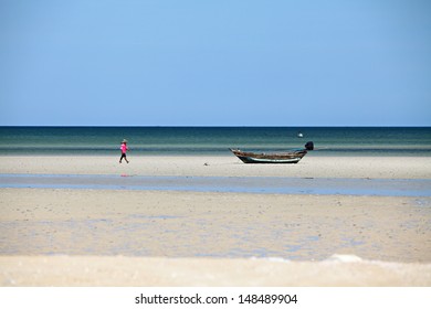 Bo Mao Beach In Pathio, Chumphon Province, Thailand