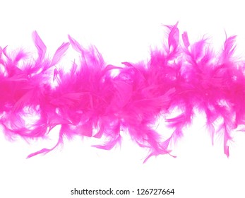 Boa feathers isolated against a white background - Shutterstock ID 126727664