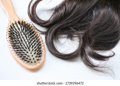 Boar Hair Bristle Brush. Comb