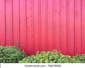 Board And Batten Wood Siding Painted Red