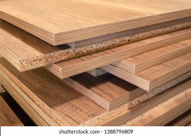 board chipboard cut parts for furniture production - Shutterstock ID 1388796809