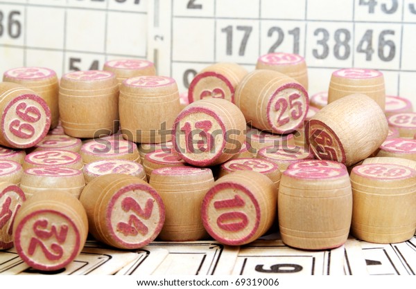 Board Game Russian Lotto Stock Photo (Edit Now) 69319006