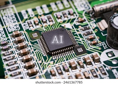 A board placed on top of a computer motherboard
