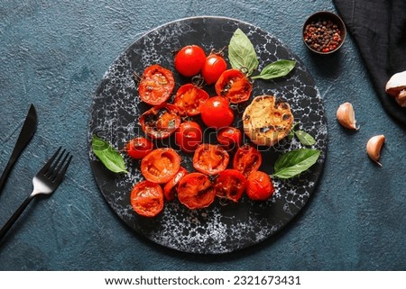 Similar – Image, Stock Photo Homemade Italian Bruschetta Appetizer