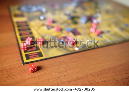 Boardgame on table