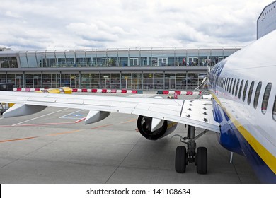 Boarding At Eindhoven Airport In The Netherlands