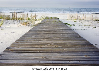 Boardwalk To Beach