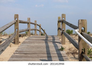 Boardwalk Leading To The Beach, LBI, NJ