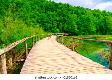 Boardwalk Park Plitvice Lakes Croatia Stock Photo 401830165 | Shutterstock