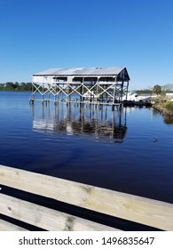 Boardwalk View Of Boathouse: Jacksonville, NC  - June 2019