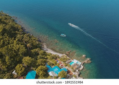 Boat And Beach Coast Mabini Batangas