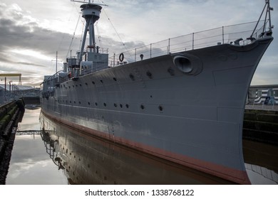 Boat In Belfast Docks