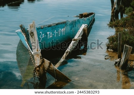 Boat Cementery, Delta Ebro, Spain 