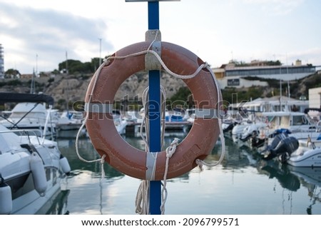 boat circular life preserver, object