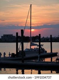 Boat At The Dock Emerald Isle