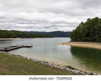 Boat Dock On Lake Jocassee