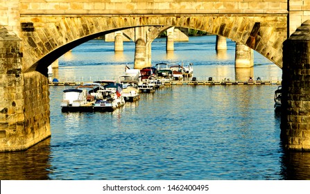 Boat Dock  Under Bridge 
Harrisburg PA
JULY 2019