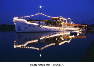 boat in the harbor