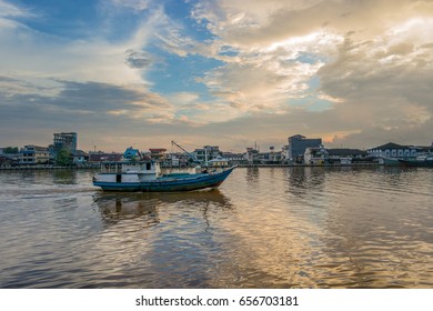 Boat At Kapuas