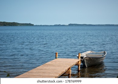boat in a lake