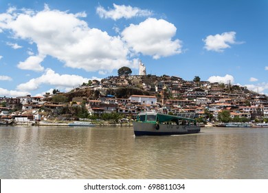 Boat In The Lake Of Patzcuaro Michoacán.