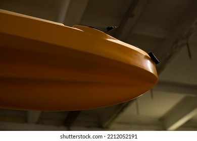 Boat Made Of Plastic. Canoe Storage. Item In Stock. Swimming Facility.